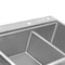 Ruvati 33"x22" Drop-in 60/40 Dbl Topmnt Tight Radius 16Ga SS Ldg Kitchen Sink RVH8035 - alternate 9